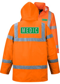 Medic Pre Printed Coat Orange