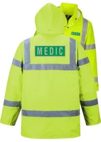 Medic Pre Printed Coat Yellow