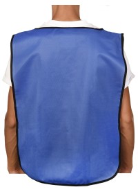 Royal Blue Tabard (Not PPE) - ITEM146 Rear