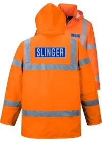 Pre Printed Orange Slinger Coat