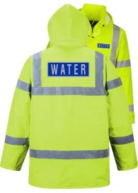 Water Pre Printed Coat Yellow