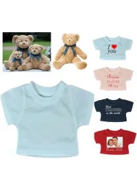 Custom Print Teddy Bear Small 20cm