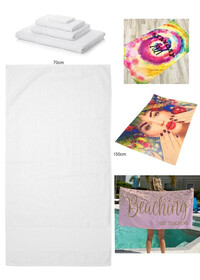 Personalised beach towel