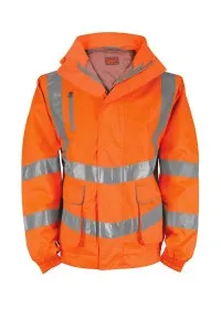 Orange Premium Hi Vis Breathable Bomber