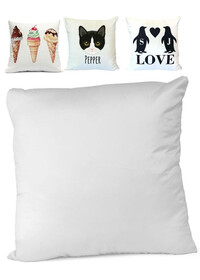 Bespoke Custom Printed Cushion Cover - satin feel