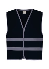 Kids Hivis Vests  Navy