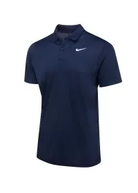 Obsidian/White Nike Dri-FIT victory solid polo NK372 Nike