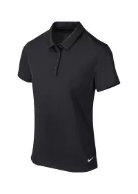 Black/White Womens Nike victory solid polo NK344 Nike