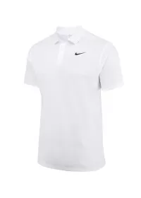 White/Black Nike Dri-FIT victory solid polo NK372 Nike