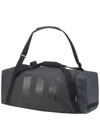 Dark Grey/Black/Scarlet 3-Stripes medium duffle AD187 adidas