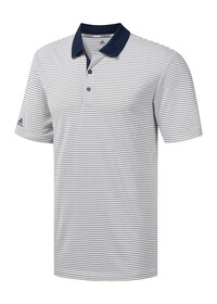 White/Navy 2-colour stripe polo AD115 adidas