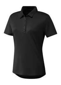 Black Womens performance Primegreen polo shirt AD045 adidas