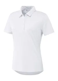 White Womens performance Primegreen polo shirt AD045 adidas