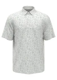 Bright White All-over chev polo CW029 Callaway