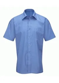 Men's Deluxe Short Sleeve Shirt CSH1 Orbit Mid Blue