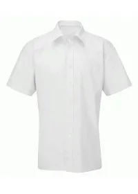 Men's Deluxe Short Sleeve Shirt CSH1 Orbit White