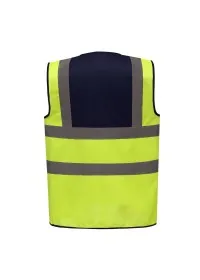 Yellow & Navy Rear
