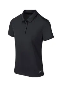 Black/White Womens Nike victory solid polo NK344 Nike