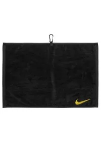 Black/Metallic Gold Nike performance golf towel NK348 Nike