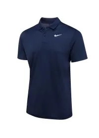 Obsidian/White Nike Dri-FIT victory solid polo NK372 Nike