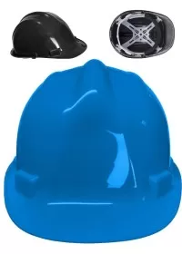 Custom printed portwest safety helmet blue