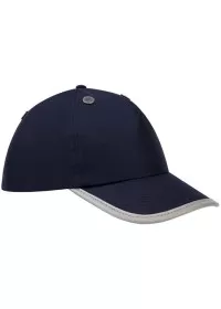 Hi Vis Safety Bump Cap YOKO YK106 Navy Blue
