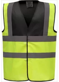 Custom Printed 2 Colour Panel Hi Vis Vest