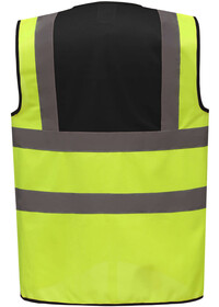 Custom Printed 2 Colour Panel Hi Vis Vest