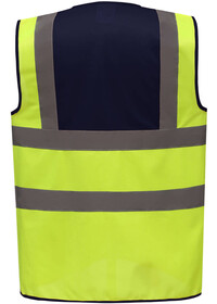 Custom Printed 2 Colour Panel Hi Vis Vest