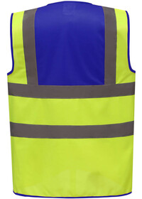 Custom Printed 2 Colour Panel Hi Vis Vest