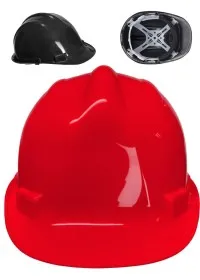 Custom printed portwest safety helmet red