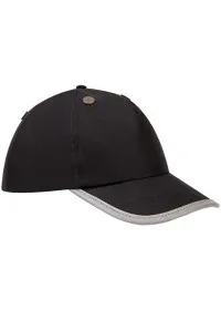 Hi Vis Safety Bump Cap YOKO YK106 BlackHi Vis Safety Bump Cap YOKO YK106 Black