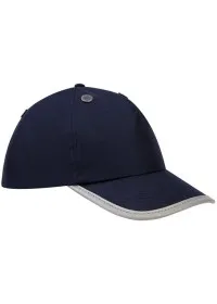 Hi Vis Safety Bump Cap YOKO YK106 Navy Blue
