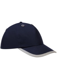 Hi Vis Safety Bump Cap YOKO YK106 Navy Blue