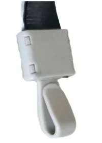 Black Lanyard with plastic clip