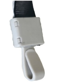 Black Lanyard with plastic clip