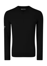 Callaway CW076 Ribbed v-neck Merino sweater