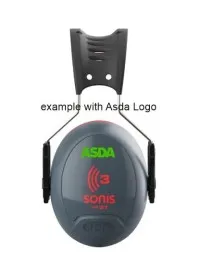 custom printed ear defenders with logo