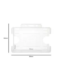 ID Card badge holder plastic landscape