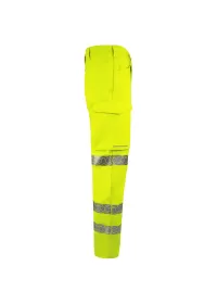 Eco Friendly Hi Vis Recycled Trousers Right Side