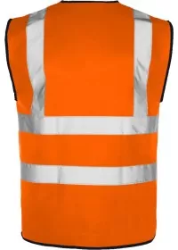 Orange Rear Custom Printed Hi Vis Vest