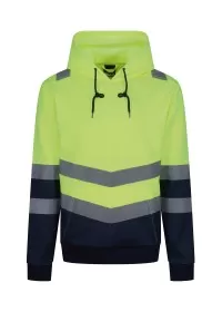 Regatta Pro hi-vis overhead hoodie TRF663 Yellow