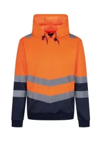 Regatta Pro hi-vis overhead hoodie TRF663 Orange