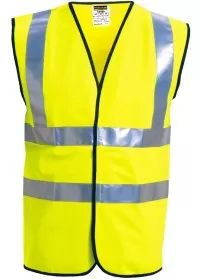 Yellow Front Custom Printed Hi Vis Vest