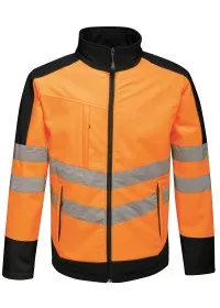 Regatta High-vis pro softshell TRA625 Orange/Navy