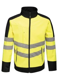 Regatta High-vis pro softshell TRA625 Yellow/Navy