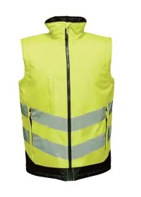 Regatta High-vis pro bodywarmer TRA840 Yellow/Navy