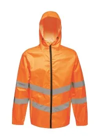 Regatta High-vis pro pack-away jacket TRW497 Orange