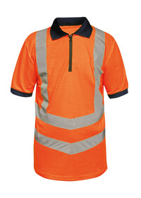 Regatta Hi-vis pro polo TRS189 Orange/Navy