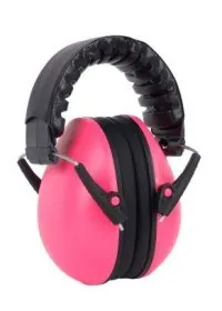 Childs pink protective ear defender
 muff